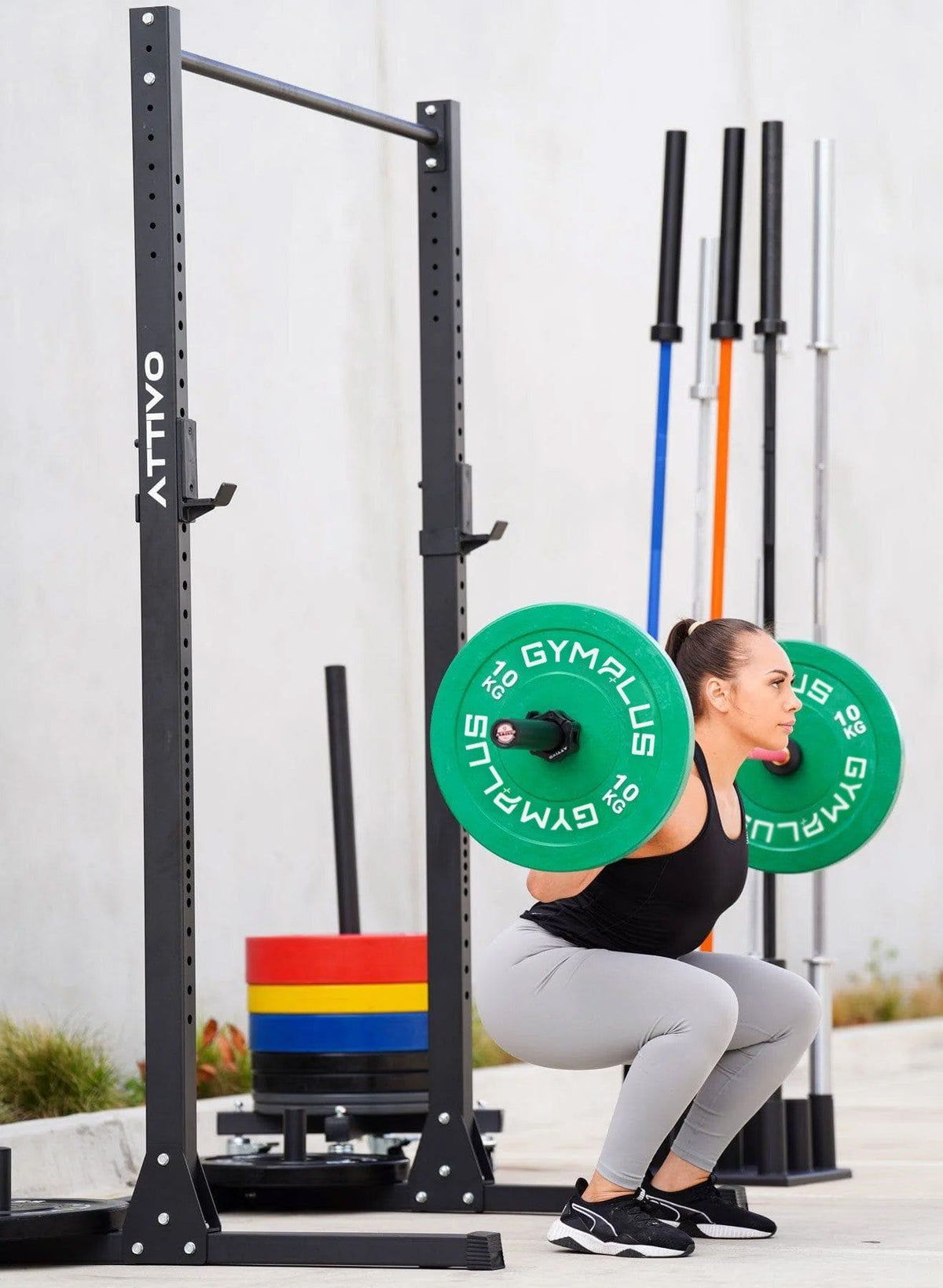 Colour Olympic Rubber Bumper Weight Plates 5/10/15/20/25kg