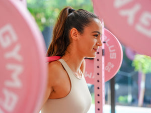 Gym Plus Cerakote Olympic Barbell - 15KG (Pink) GP-DOM-PINK-15KG