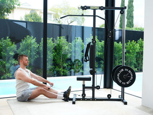 Lat Pulldown and Row Cable Station