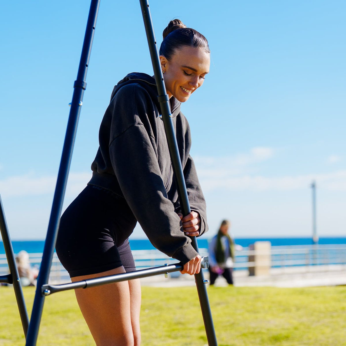 MEMAX Foldable Pull-Up and Aerial Yoga Stand