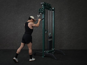 Gym Plus Revolving EZ Curl Bar Cable Attachment with Rubber Grips REV-CURL-BAR