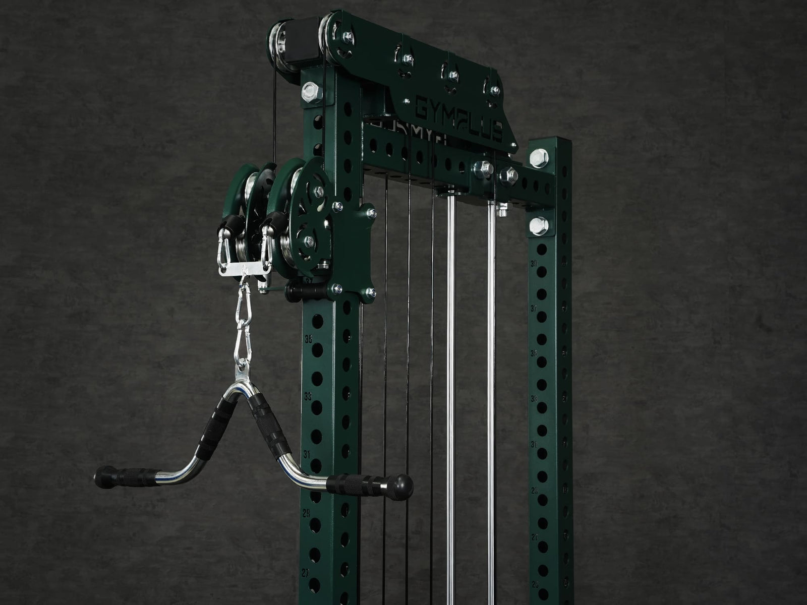 Gym Plus Extended Tricep Bar Cable Attachment with Rubber Grips TRICEP-BAR