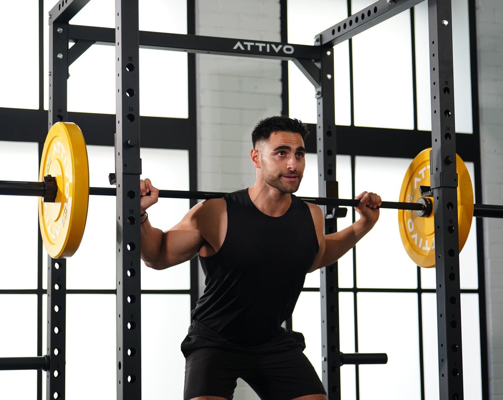 ATTIVO Power Rack L4 with Cable Pulley System Option