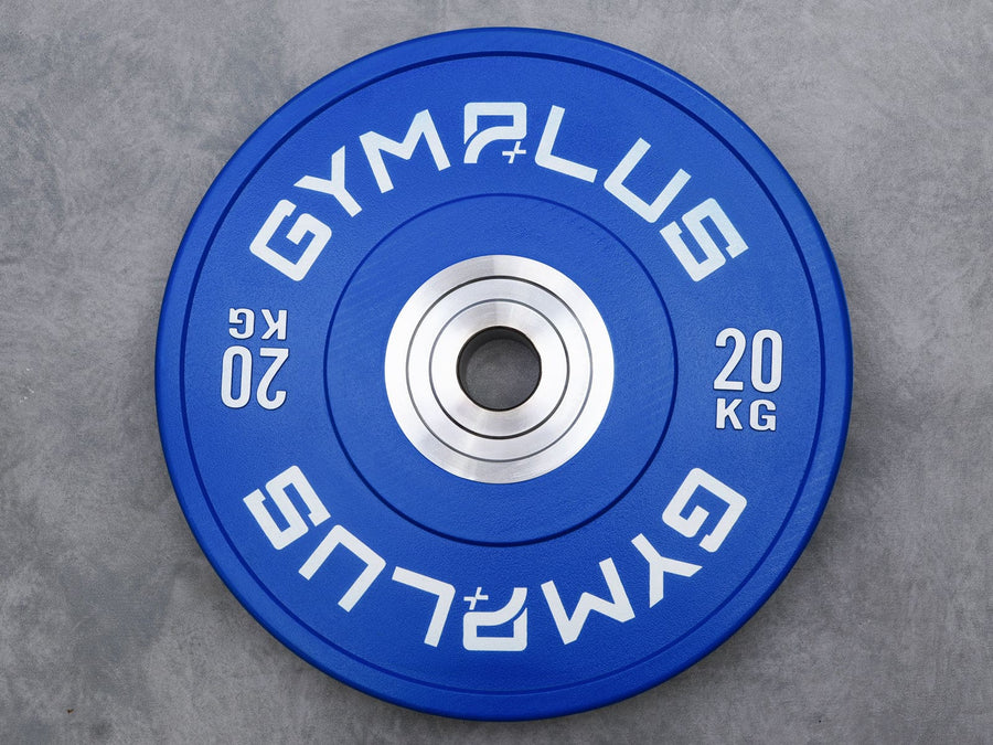 Gym Plus Olympic Bumper Weight Plates 5/10/15/20/25kg - Colour
