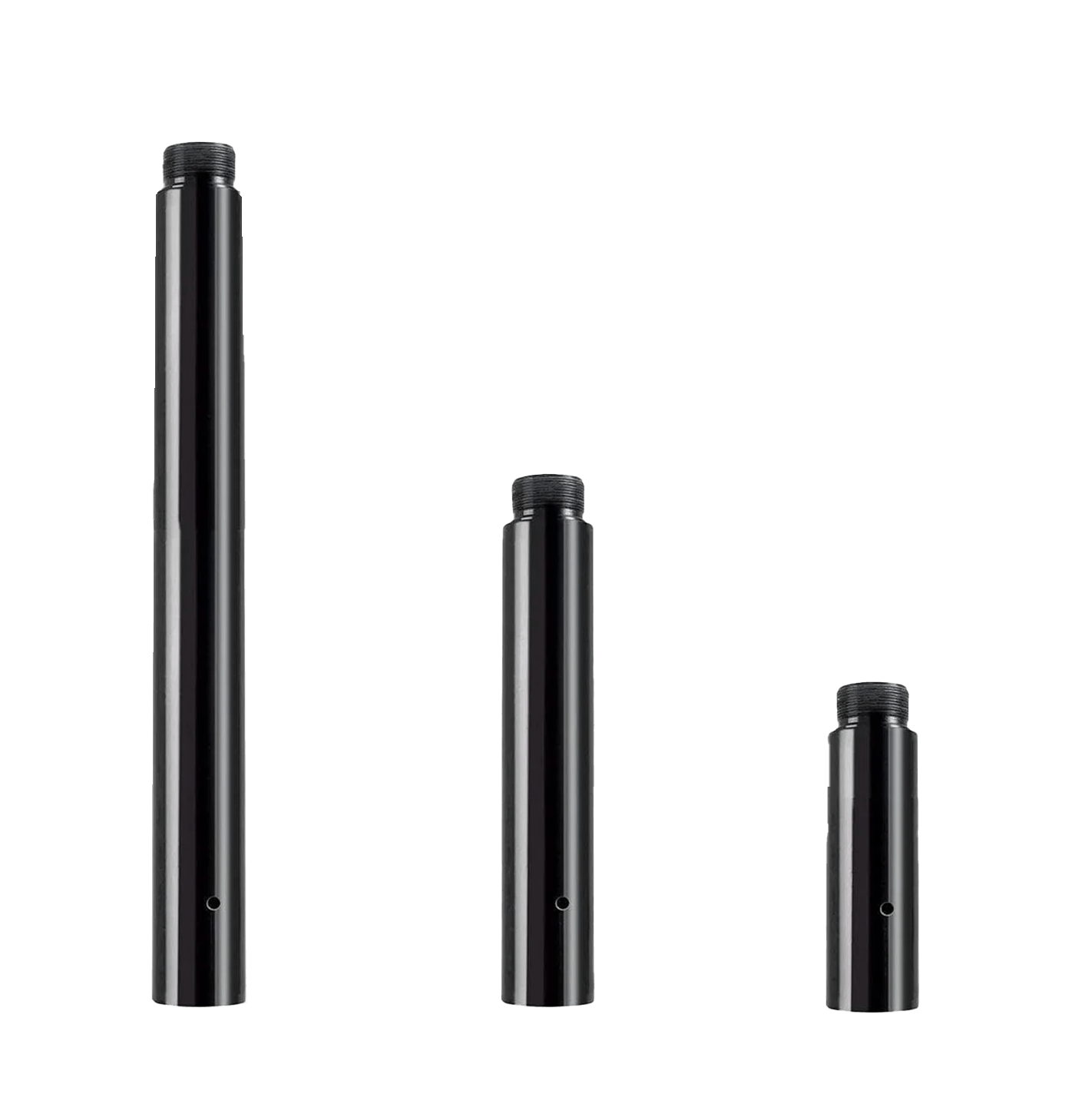 Portable Dancing Pole Extension 125mm 250mm 500mm (Black)