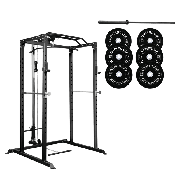 Gym Plus Essential Garage Gym Package GARAGE-GYM-E-BLK
