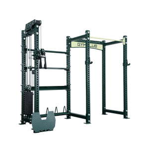 Gym Plus Evolve Power Rack with Cable System and Extended Storage EV-W-CABLE-STOR