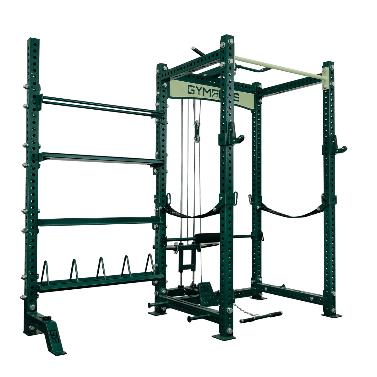 Evolve Power Rack with Lat Pulldown and Storage System