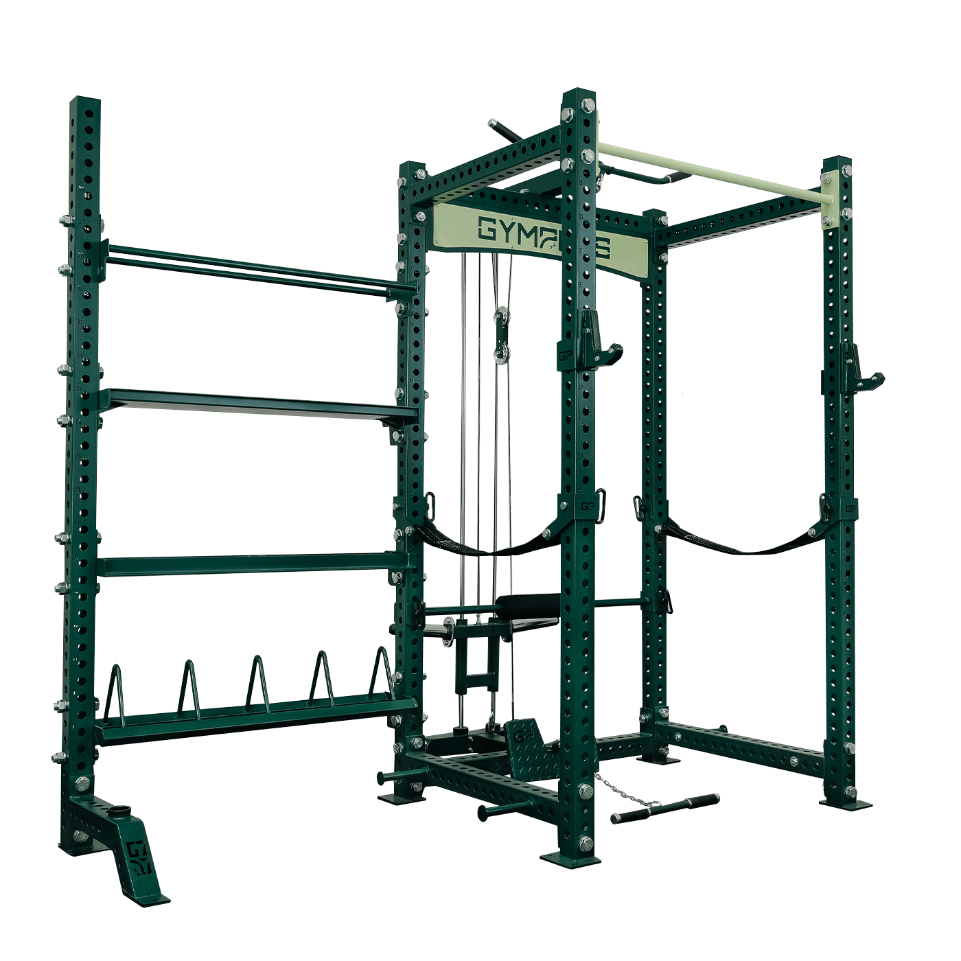 Evolve Power Rack with Lat Pulldown and Storage System