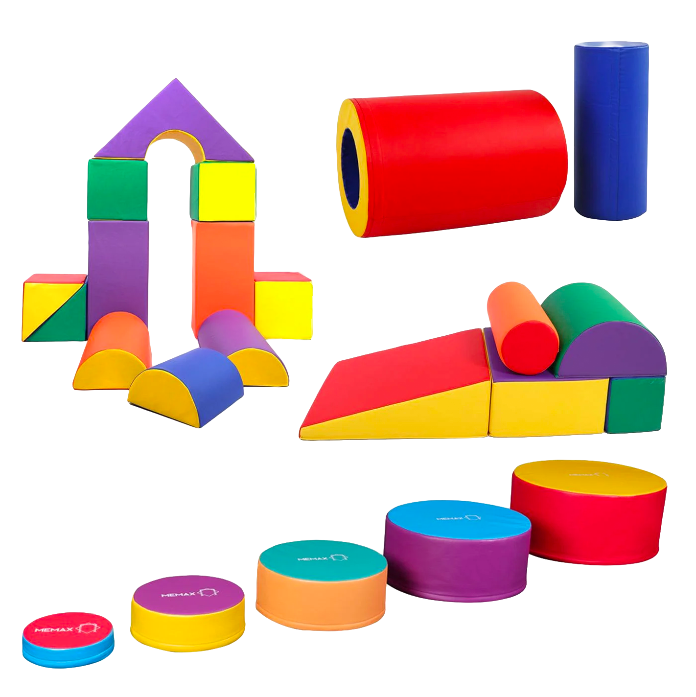 MEMAX Sensory Explorer Adventure Soft Play Package - 23 Pieces