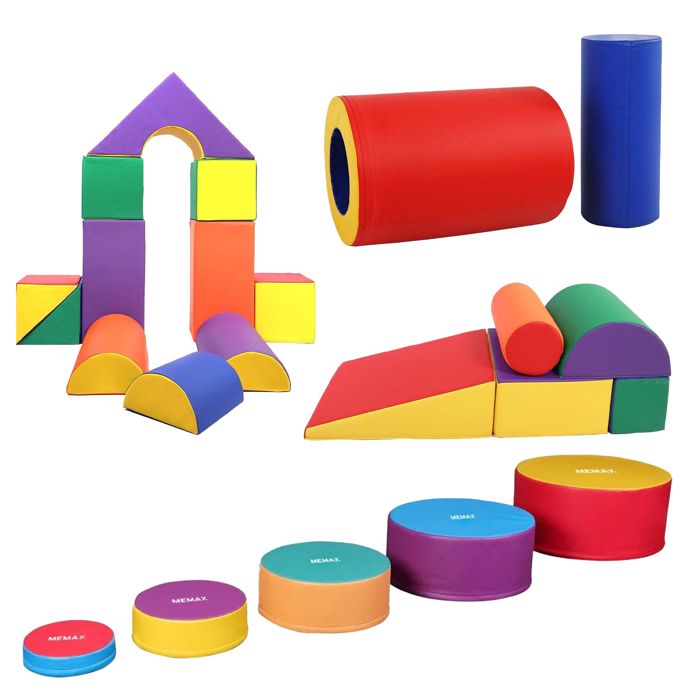 MEMAX Sensory Explorer Adventure Soft Play Package - 23 Pieces