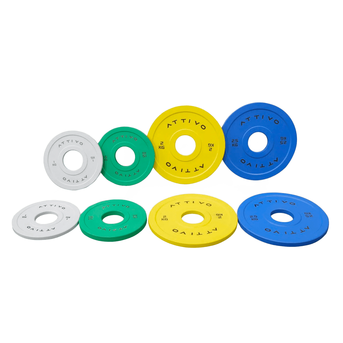ATTIVO Colour Change Plates 1.0/1.5/2.0/2.5KG (Olympic)