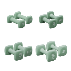 Gym Plus Neoprene Soft Dumbbell (1 - 5KG Pairs) DB-MT-FULL1235