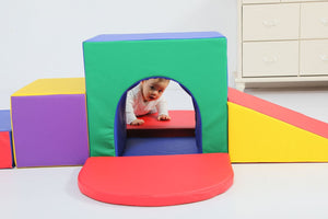 MEMAX Soft  Tunnel Maze Climber + Block + Ball Pits Value Bundle (11 Piece)