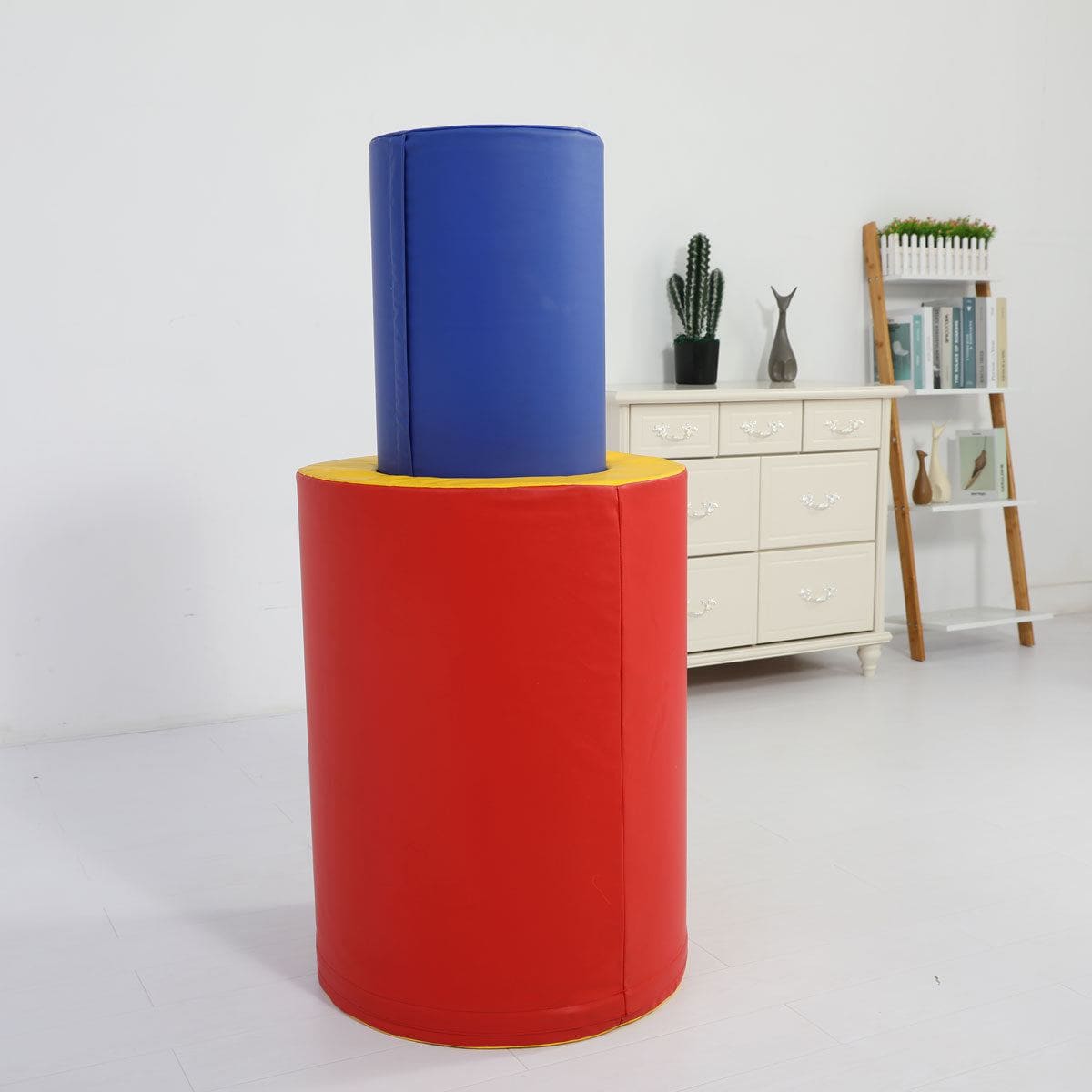 YOZZI Large Soft Play Foam Block Tumble n' Roll Barrels - 2 Piece