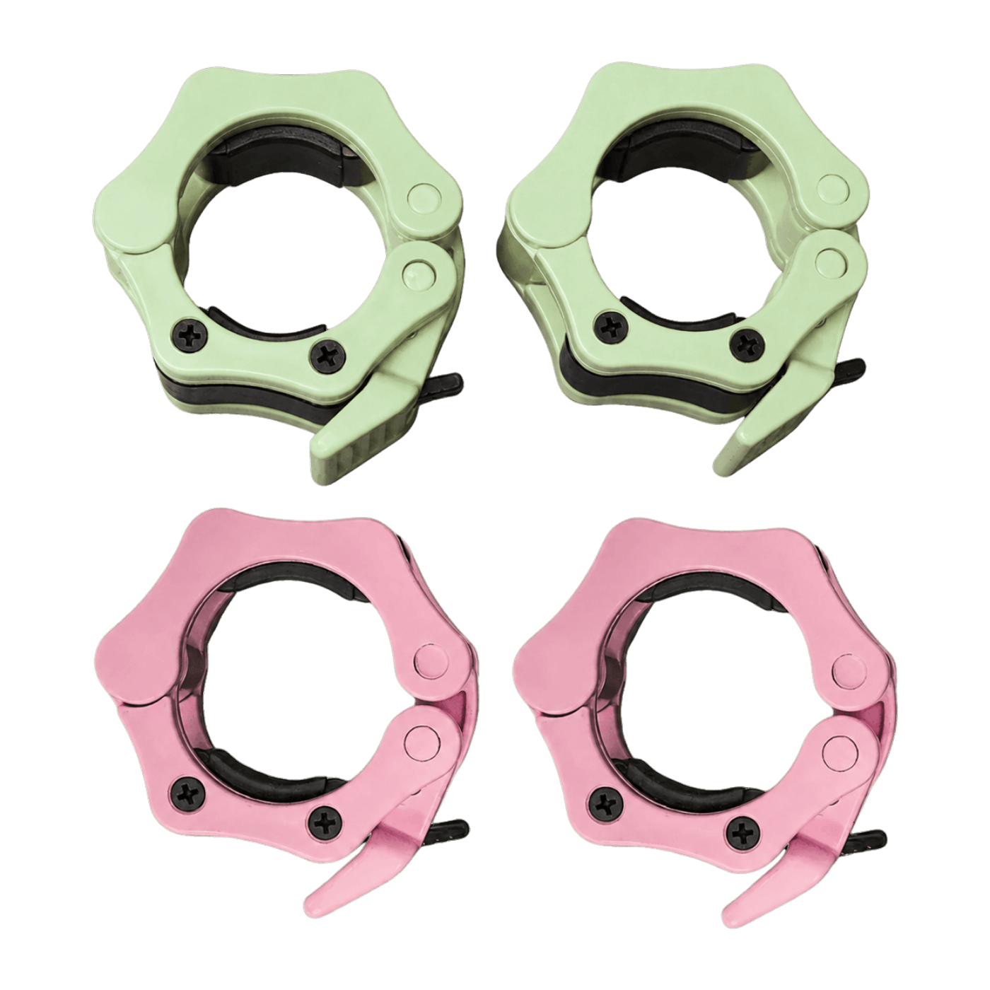 Gym Plus Olympic Barbell Lock Jaw Collars – 50mm Pair