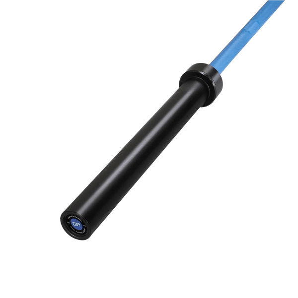 Gym Plus Cerakote Olympic Barbell - 20KG (Blue) GP-DOM-BLUE-20KG