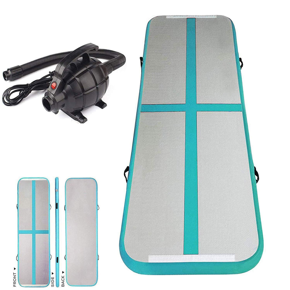 Inflatable Gymnastics Air Mat Set – 3pcs with Electric Pump