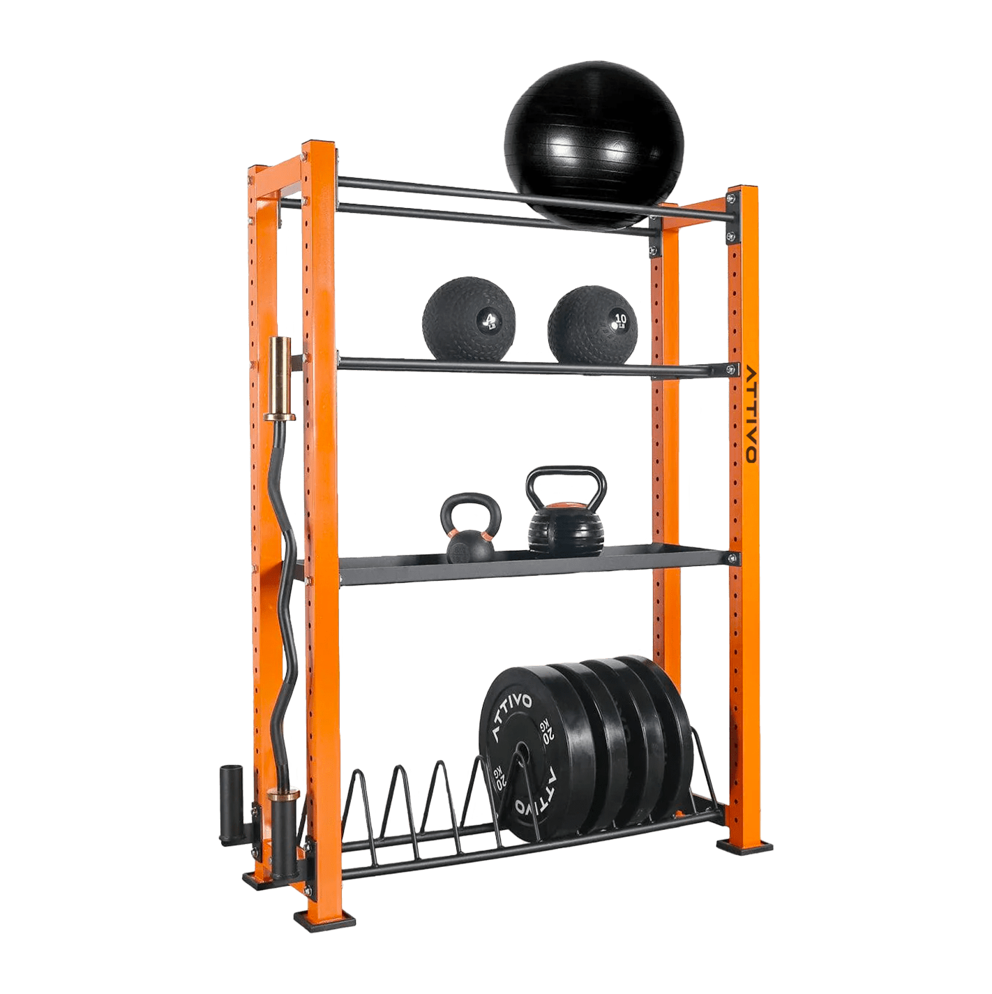 ATTIVO Single Bay Gym Storage Rack System