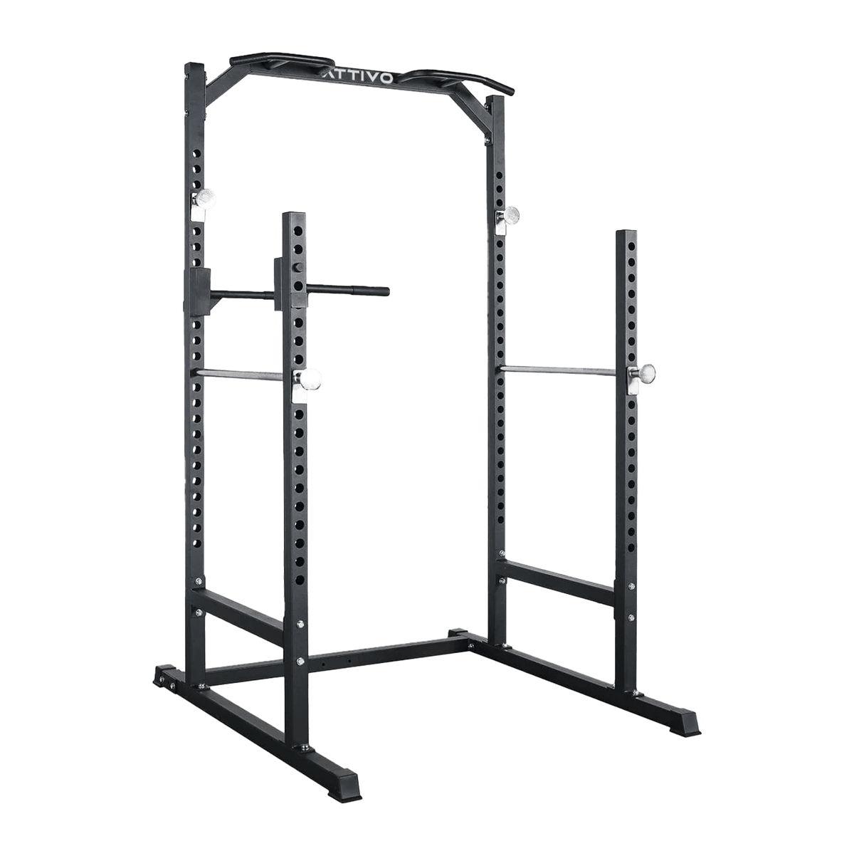 ATTIVO L2 Half Power Rack with Lat Pulldown System Option