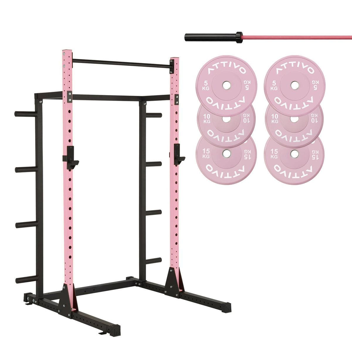 Commercial Fitness Equipment Pink Multi Racks Suqat Rack for