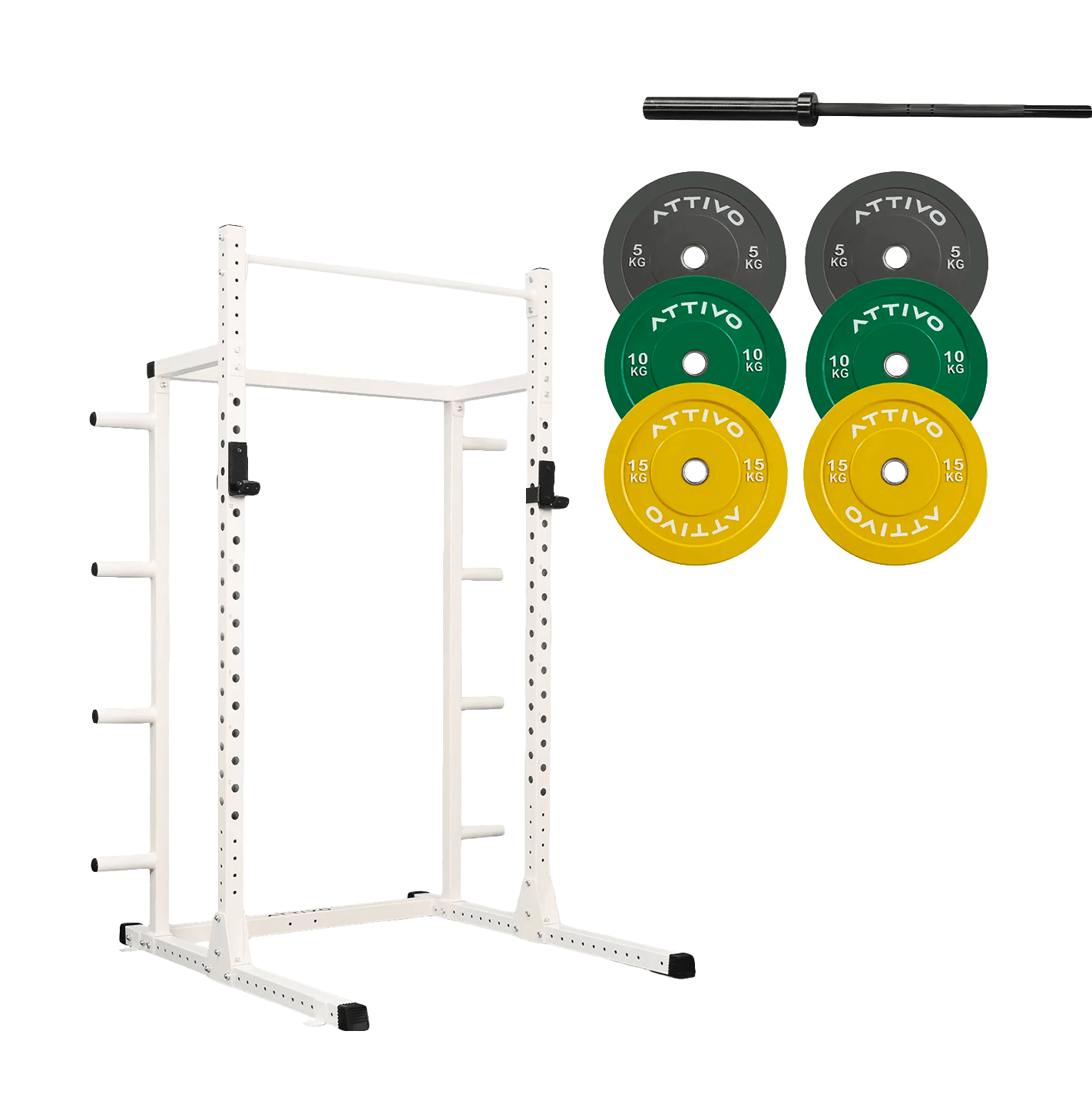 Half Power Rack Garage Gym Package - HR2300 Combo