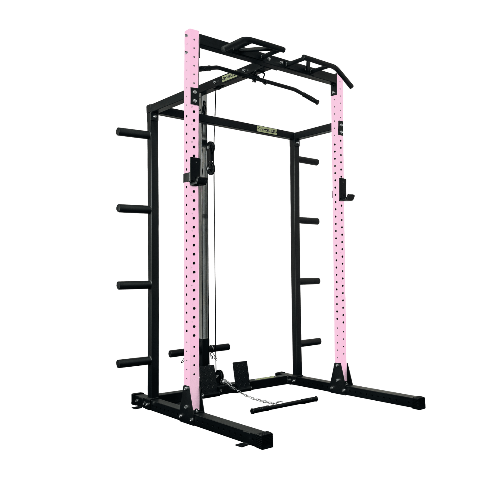 Half Power Rack with Storage and Cable System Option - HR2300 Pink