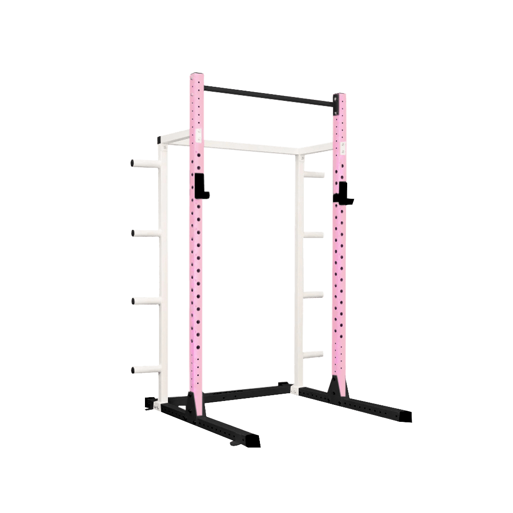 Half Power Rack with Weight Storage System - HR2300 Pink (Colour Mismatch)
