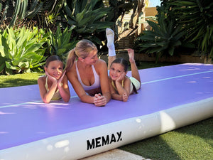 MEMAX Extra-Wide Inflatable Gym Mat - 2M Width