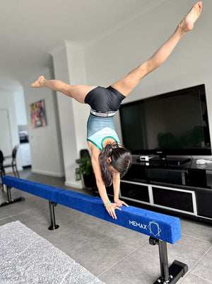 MEMAX Adjustable Gymnastics Balance Beam 3M