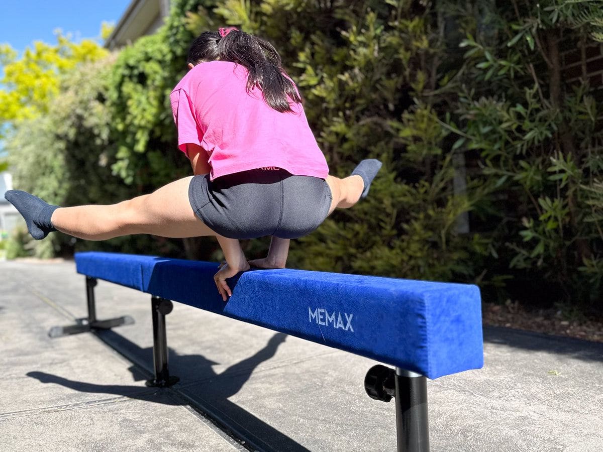 MEMAX Adjustable Gymnastics Balance Beam 3M