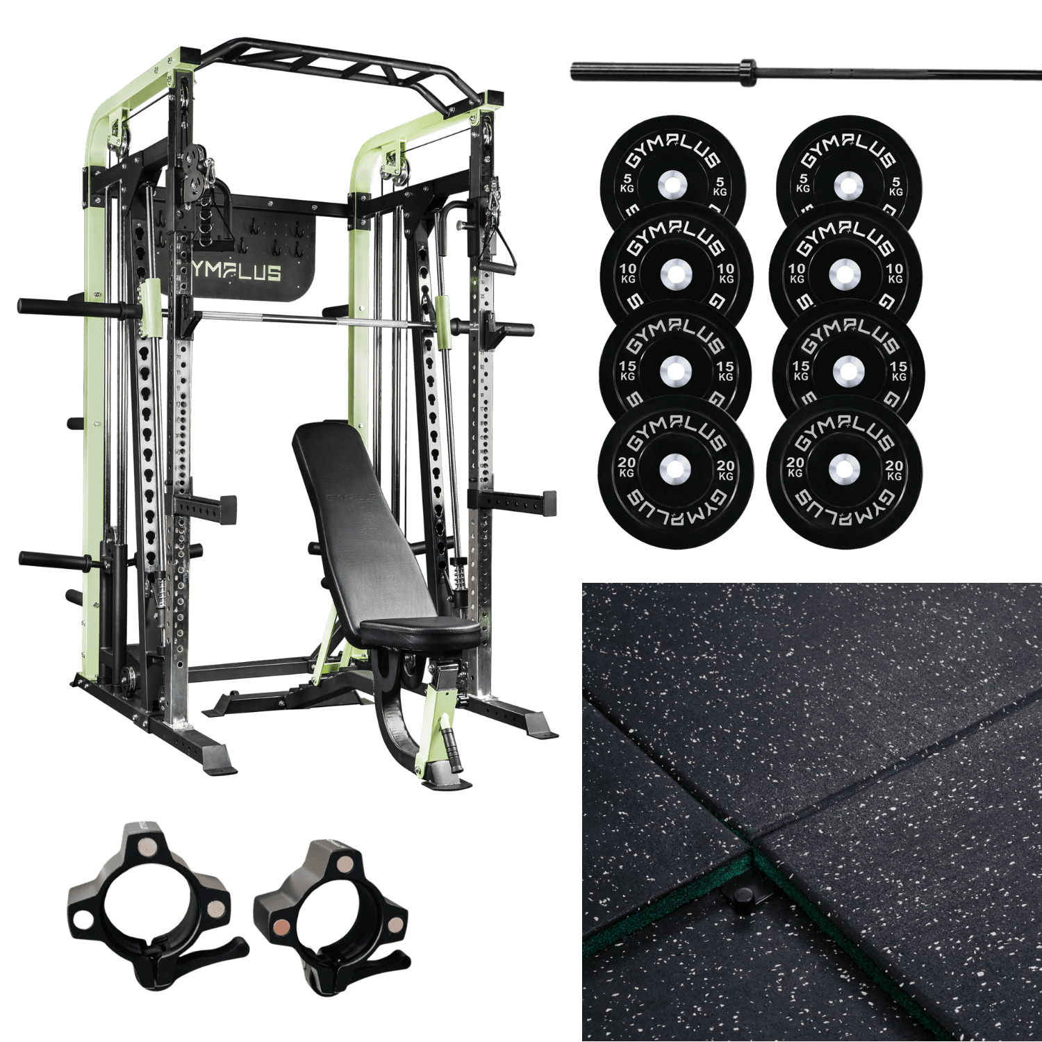 Gym Plus Icon Garage Gym Package - Complete Setup