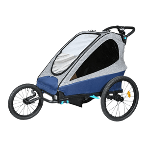 Deluxe Kids Bike Trailer 3 In 1 Foldable Jogger Stroller Transport Carrier V2.0