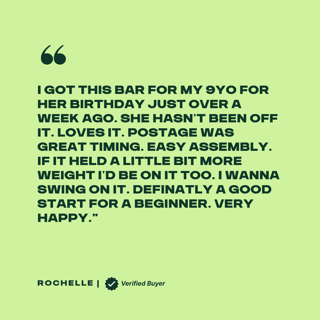 Kids Gymnastics Bar – Training Horizontal Monkey Bars