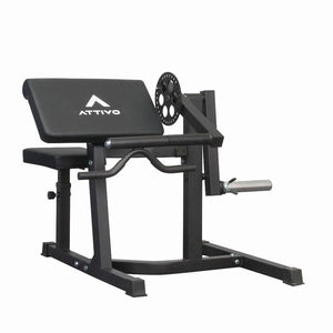 ATTIVO Preacher Arm Curl Biceps and Triceps Machine