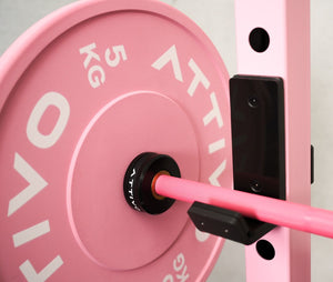 Half Power Rack Garage Gym Package - Pink (HR2100 Combo)