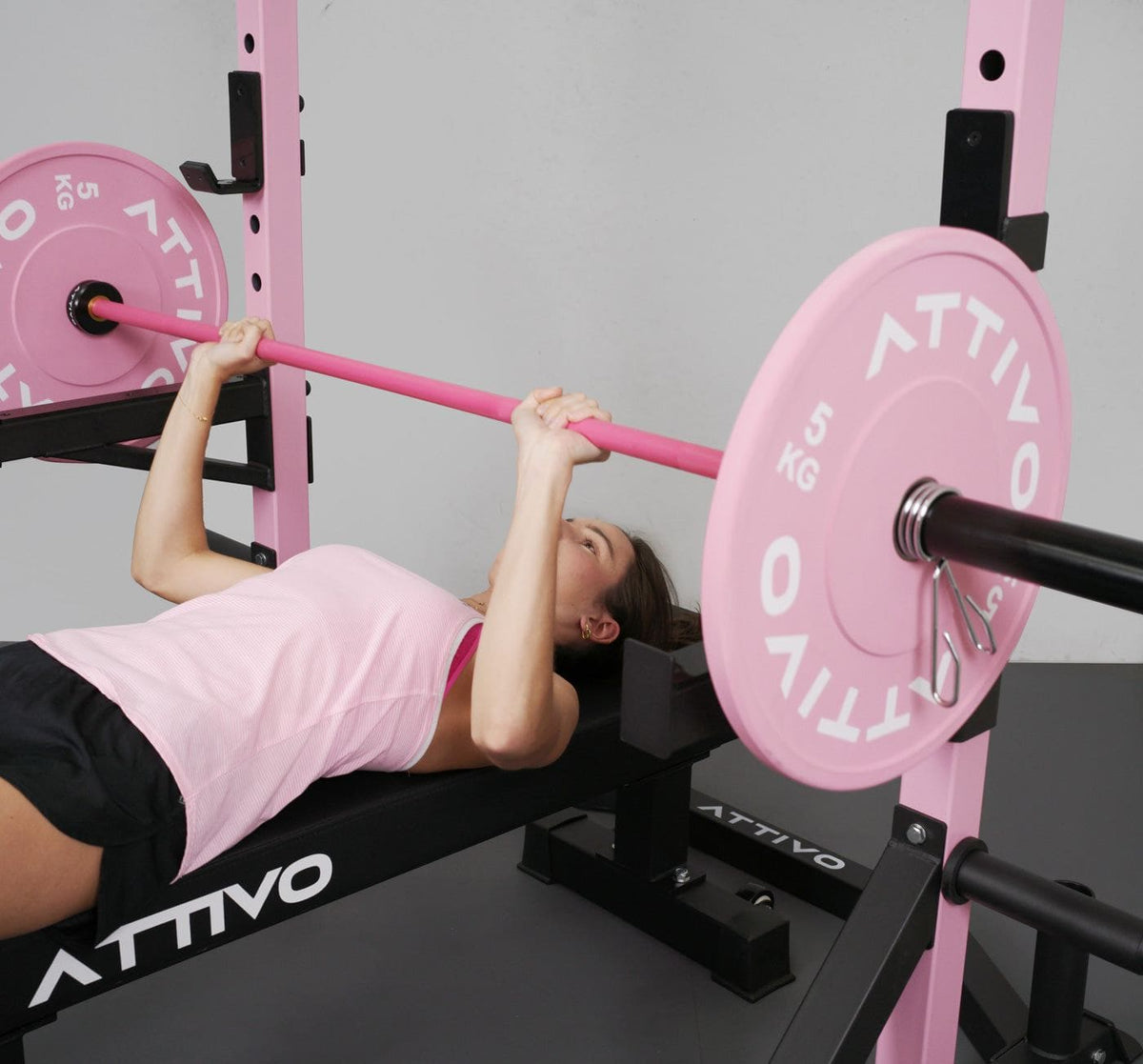 ATTIVO Half Power Rack - HR2100 Pink