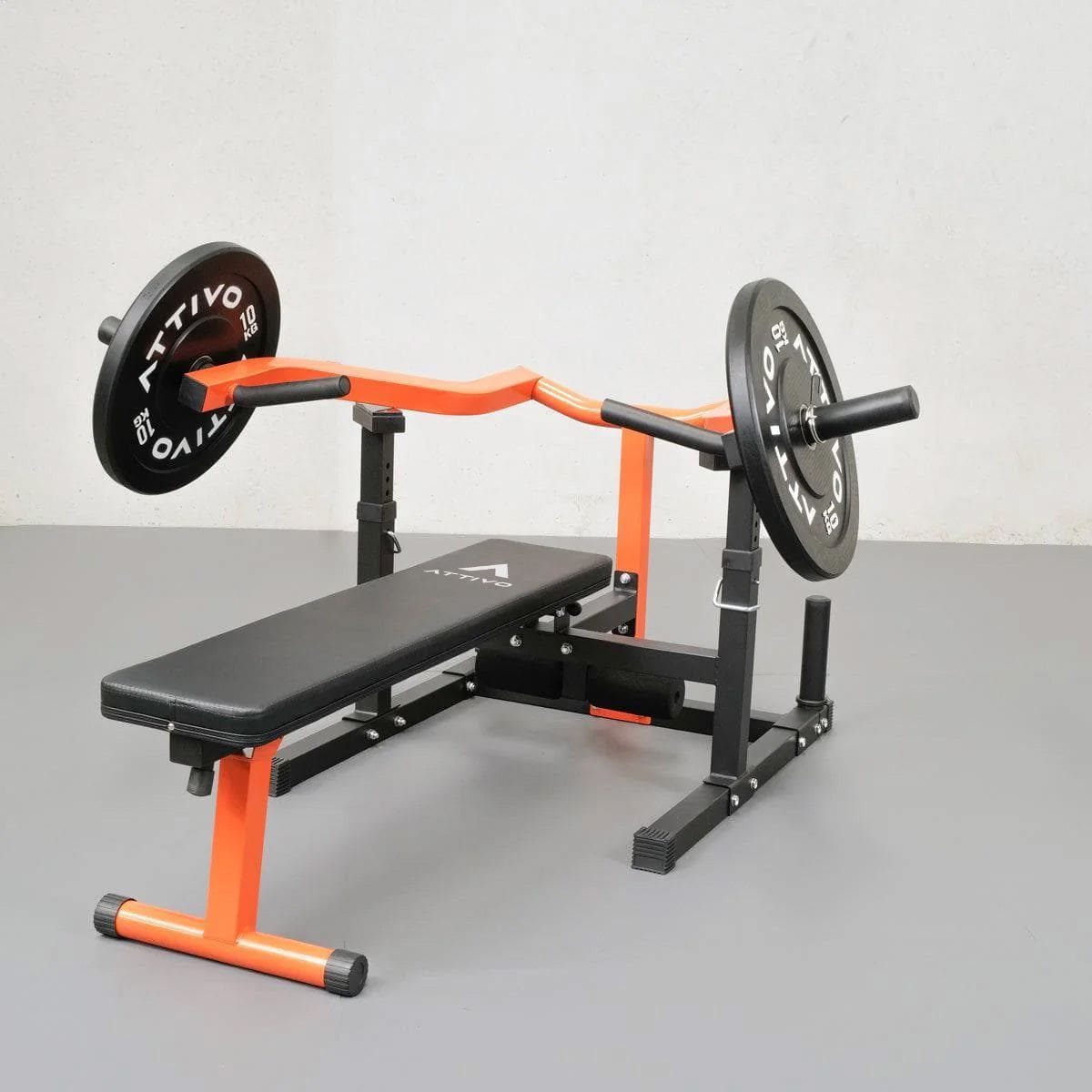 ATTIVO Adjustable Bench Press with Converging Arms