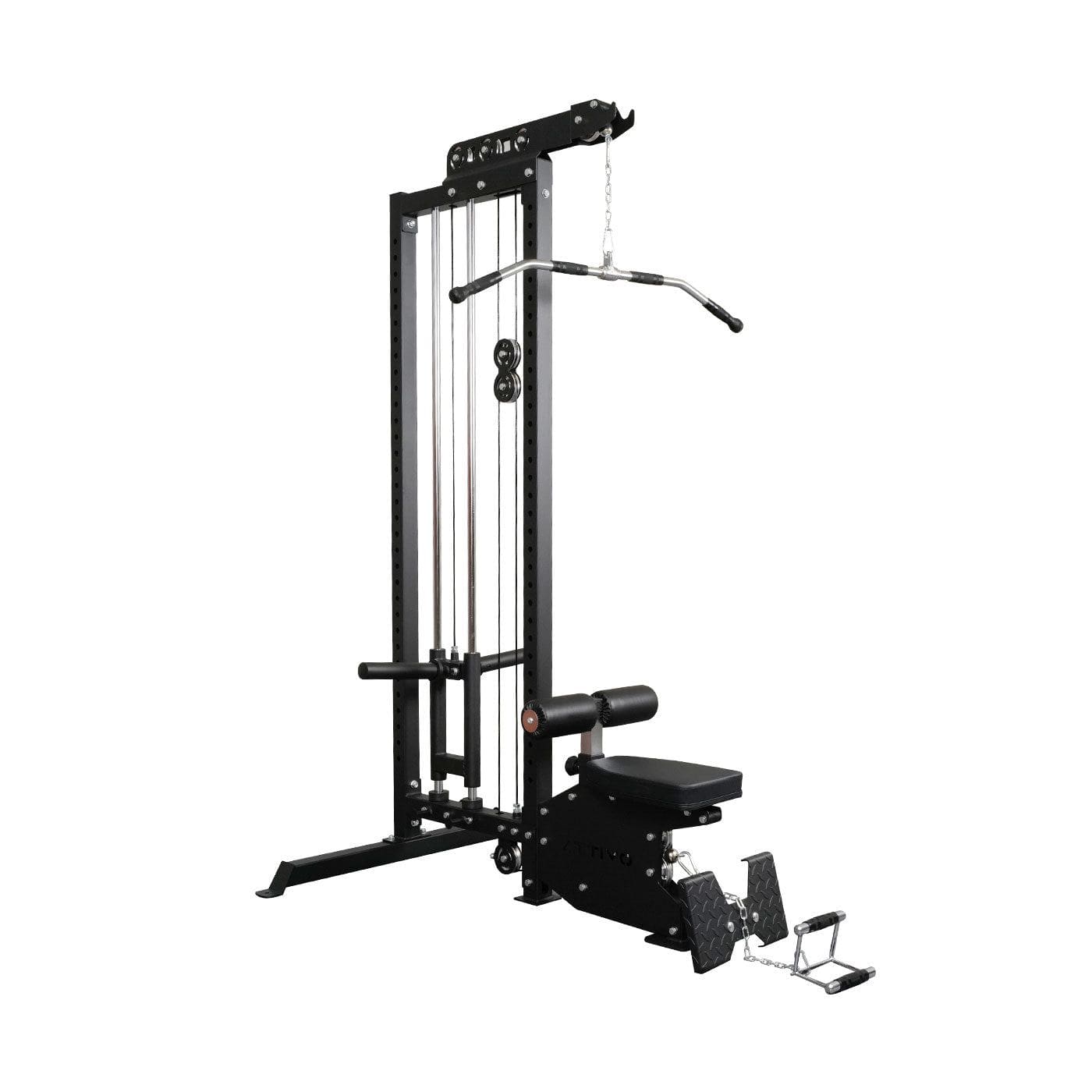 ATTIVO Lat Pulldown Low Row Machine - Aluminium Pulley Wheels