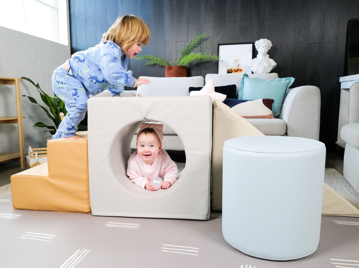 Gym Plus Sensory Montessori Large Soft Block Indoor Climber - 4 Piece MTSR-BLOCK-4PC