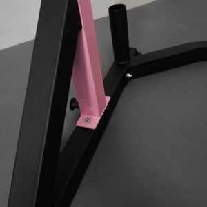 Half Power Rack Garage Gym Package - Pink (HR2100 Combo)