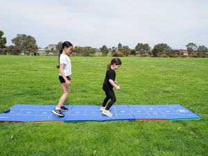 MEMAX Double-Sided Hopscotch and Tumbling Mat - 3.6M