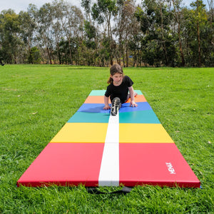 MEMAX Double-Sided Hopscotch and Tumbling Mat - 3.6M