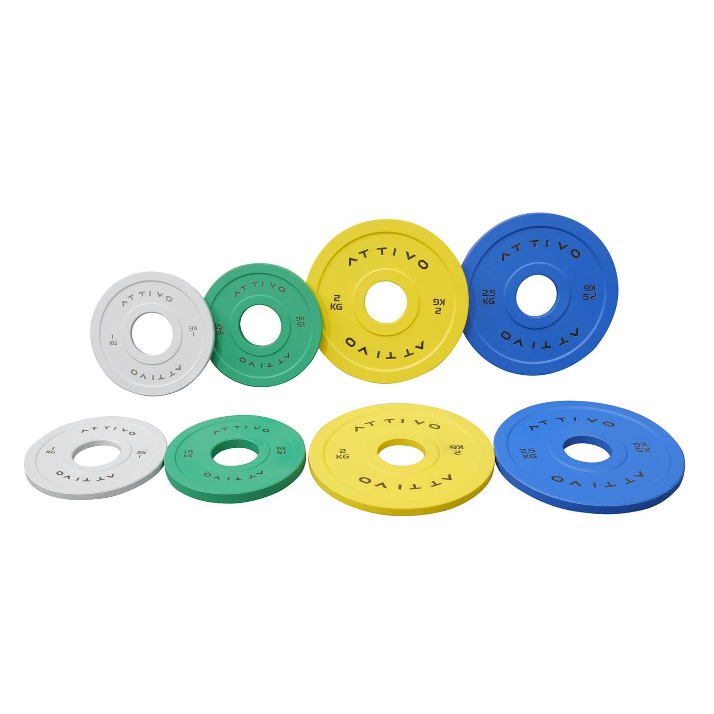 ATTIVO Colour Change Plates 1.0/1.5/2.0/2.5KG (Olympic)