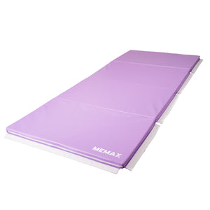 Large 3Mx1.2Mx5cm Folding Tumbling Mat Gymnastics Mat - Purple - 2024 Version 2.0