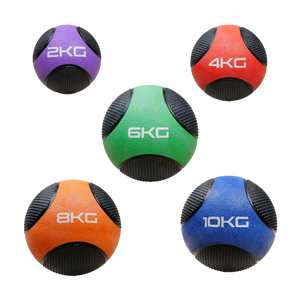 ATTIVO Rubber Medicine Ball Set of 5 Balls - 2kg 4kg 6kg 8kg 10kg
