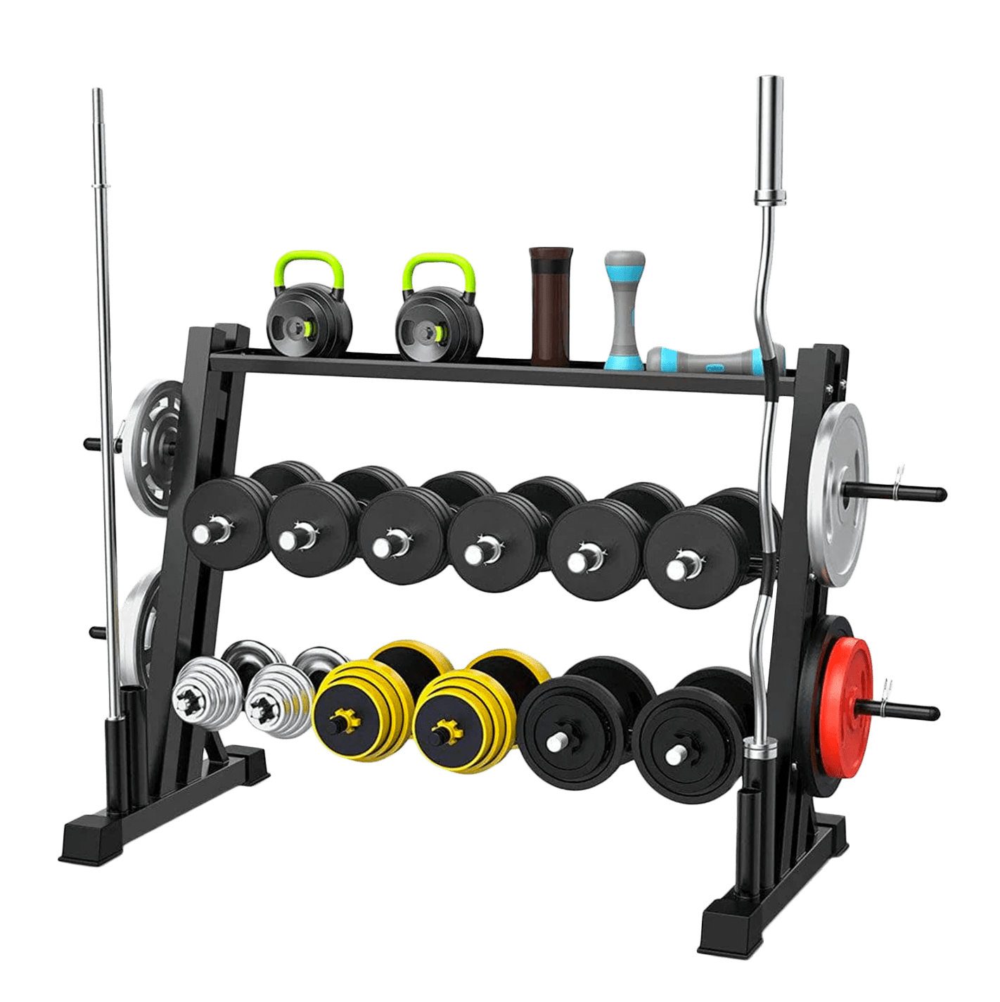 ATTIVO 3-Tier All In One Gym Storage Rack