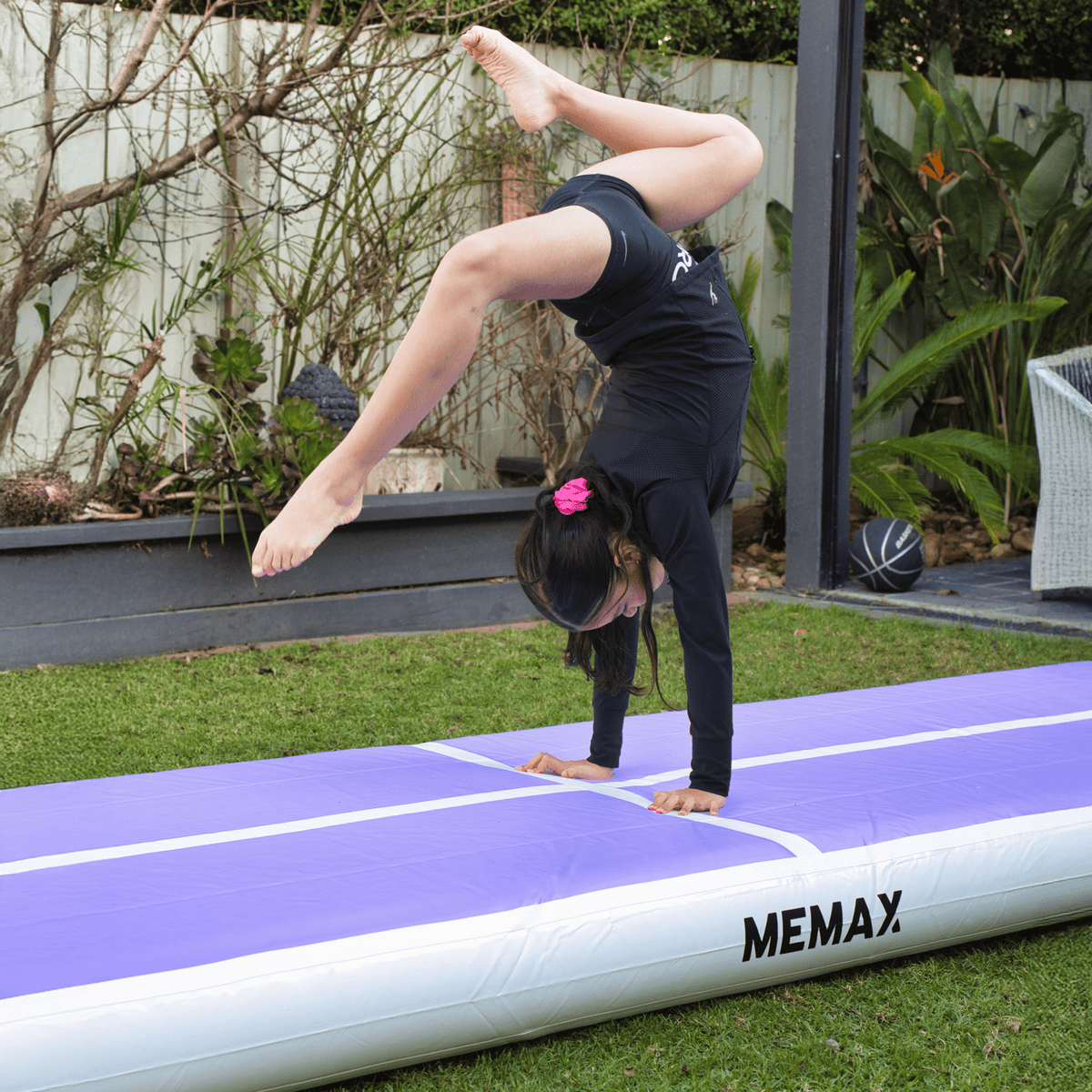 MEMAX Inflatable Gymnastics Air Track Mat