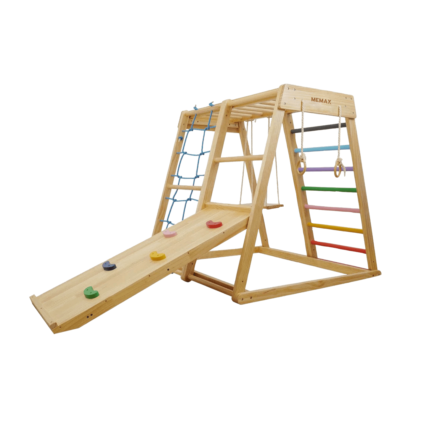 Indoor Gym Playground Climber Wooden Play Set