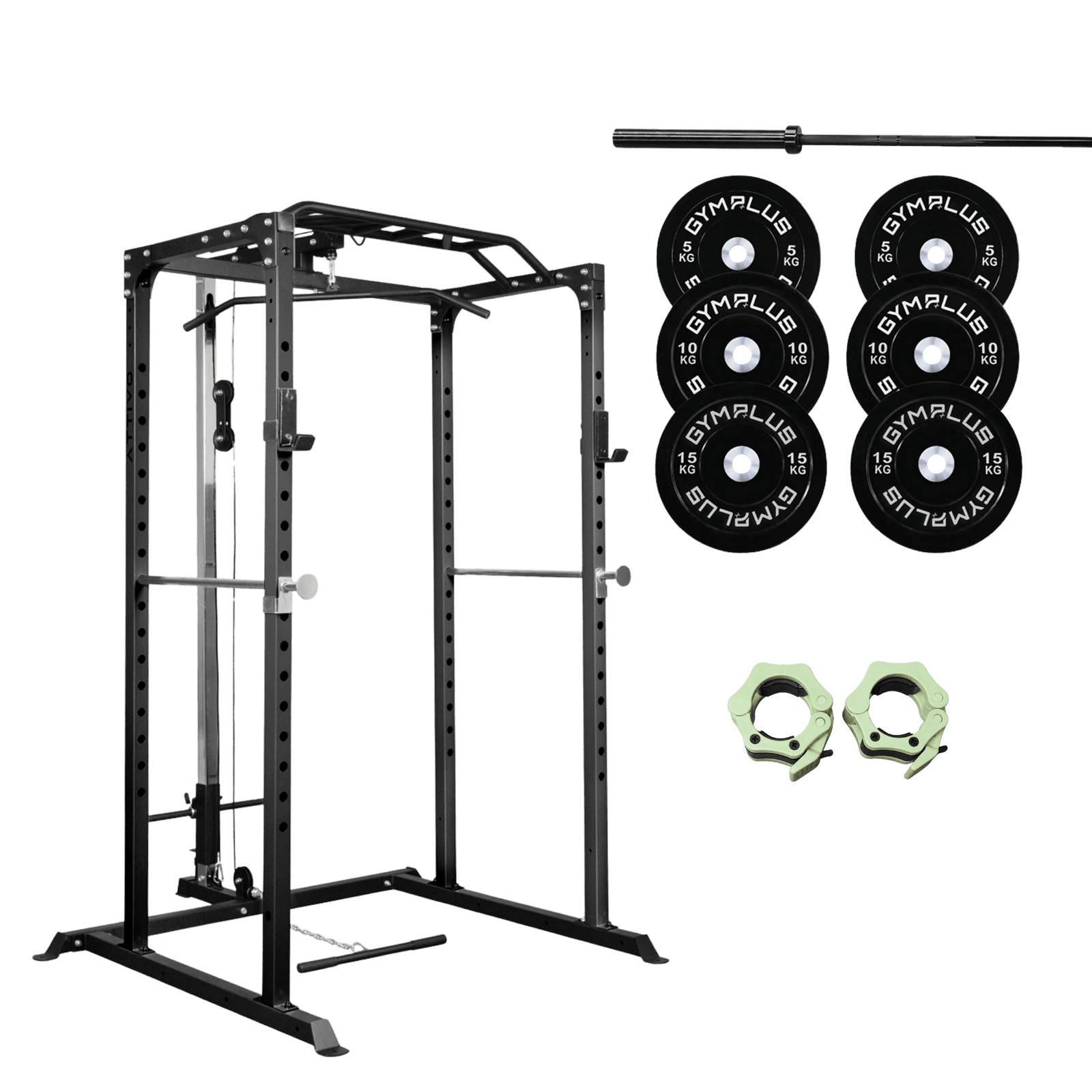 Gym Plus Essential Garage Gym Package GARAGE-GYM-E-BLK